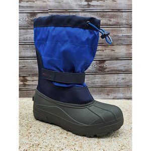Columbia Powderbug Plus Blue Big Kid's Snow Boots Size 7